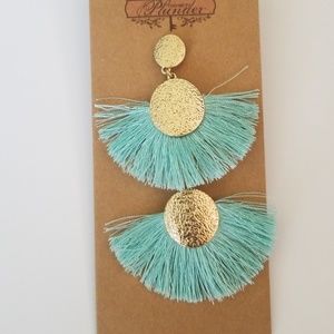 Plunder tassel earrings